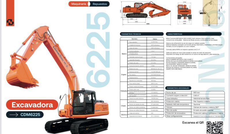 LONKING EXCAVADORA DE 40 TN lleno
